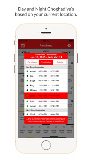 Jain Panchang, Tithi, Events and Choghadiya(圖3)-速報App