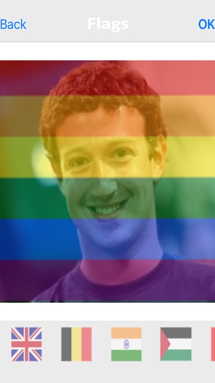 Picture Flag - Change Your Profile Picture To Your Country Flag or rainbow photo filter