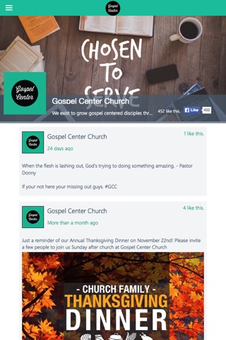 Gospel Center Church screenshot 2
