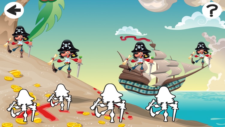 A Sort By Size Game for Children: Learn and Play with Pirates screenshot-4