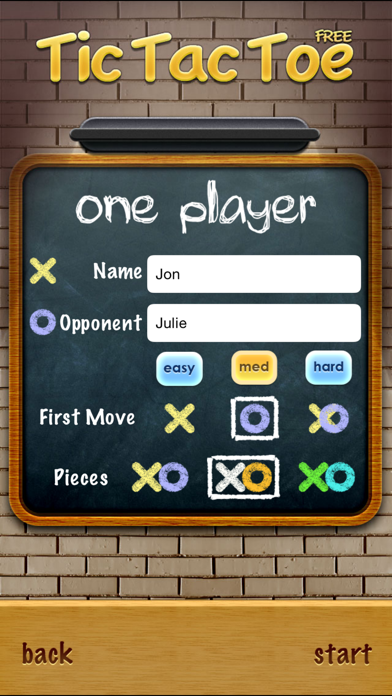 Screenshots of Tic Tac Toe Free for iPhone