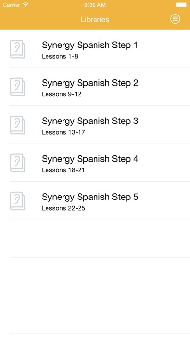 How to cancel & delete Synergy Spanish from iphone & ipad 3