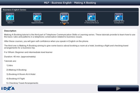 Business English Making A Booking screenshot 2