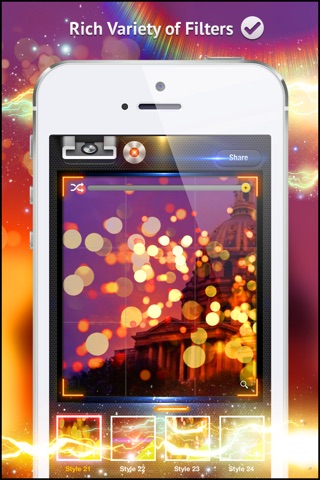 Awesome Light Camera FX Plus - The ultimate photo editor plus art image effects & filters screenshot 2