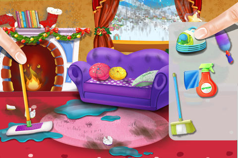 Christmas Princess Party Helper - Kids Fun Games screenshot 2