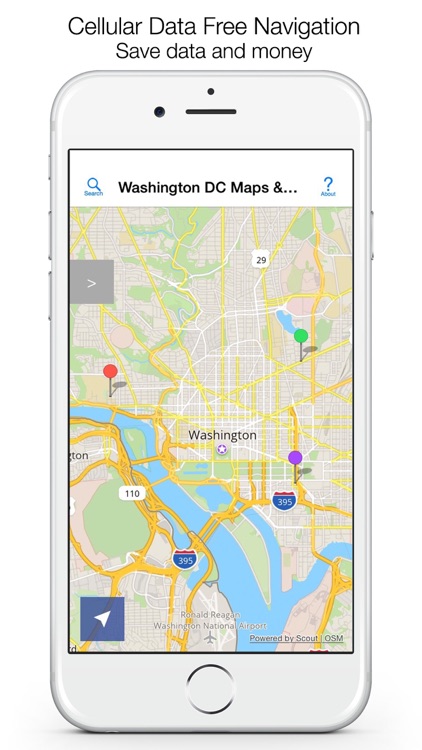 Washington DC Offline Maps & Offline Navigation screenshot-0