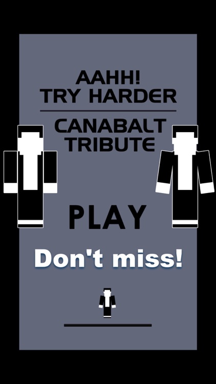 Aahh Try Harder - Canabalt Version!