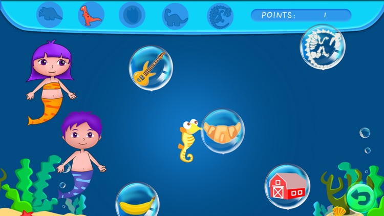 Anna's mermaid bubble pop adventure - free kids learning games