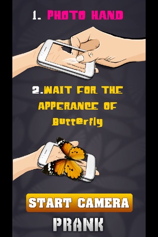 Butterfly Hand Funny Joke screenshot 3