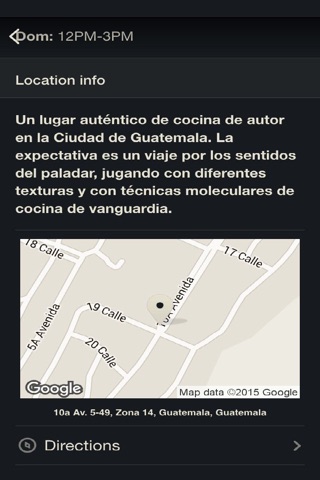 Restaurantes & lounges de Guatemala screenshot 2