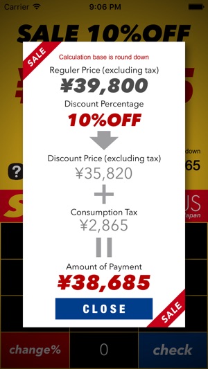 Sale & Tax Plus JP - Useful for discount sale! Simple Calc i(圖2)-速報App