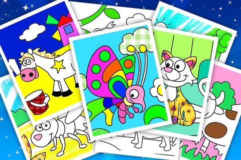Safari Zoo Animal World Arts: Kids Colorbook screenshot 4