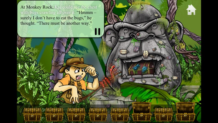 Treasure Kai and the Lost Gold of Shark Island - Interactive Book App for Kids