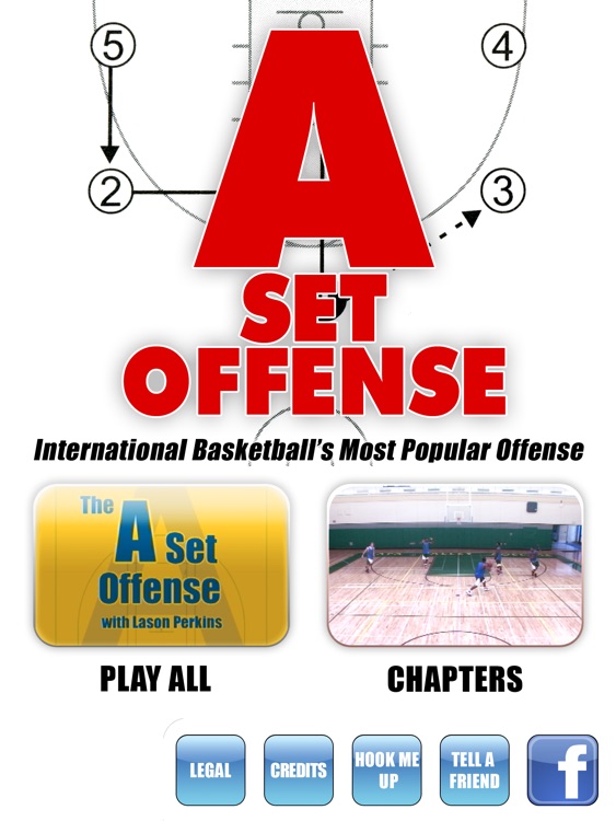 The A Set Offense: Scoring Playbook - with Coach Lason Perkins - Full Court Basketball Training Instruction - XL