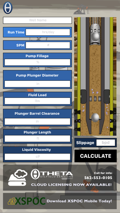 How to cancel & delete Oilfield Calculator - Pump Slippage from iphone & ipad 1