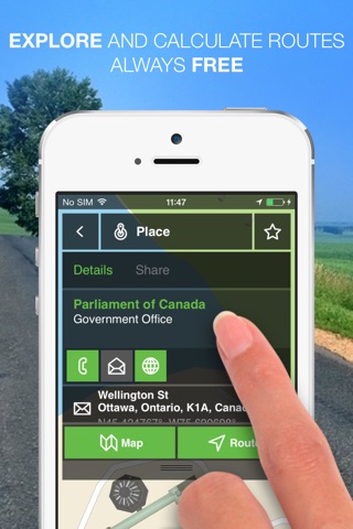 NLife Canada - Offline GPS Navigation & Maps screenshot 3