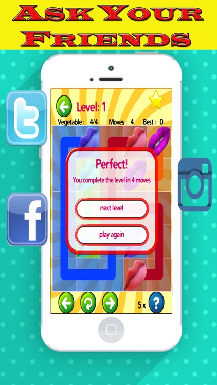 Lip Matching Color  Pair Connecting Games Free ~Flow Game For Kidz screenshot-4