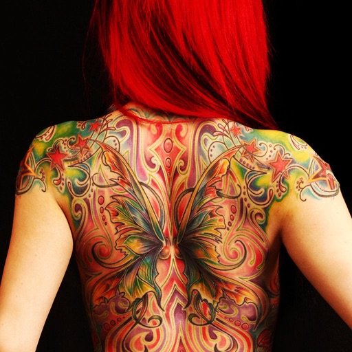 Virtual Tattoo Maker FREE - Photo Designer to add artist tattoos & fonts on yr body