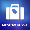 Moscow, Russia Offline Vector Map