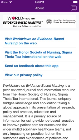 Worldviews on Evidence-Based Nursing App(圖5)-速報App