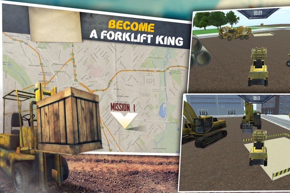 Heavy Construction Simulator- Drive a forklift through the city suburbs to become a construction master screenshot 3