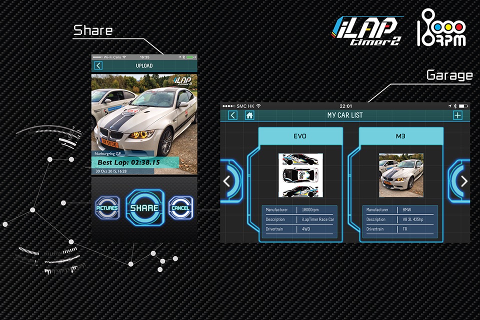 iLapTimer 2:Motorsport GPS Lap Timer & Data Logger screenshot 2
