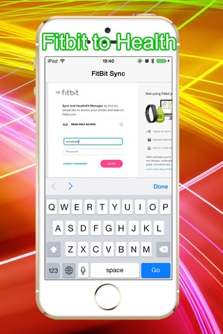 Manager for Fitbit- Sync your fitbit data screenshot 2