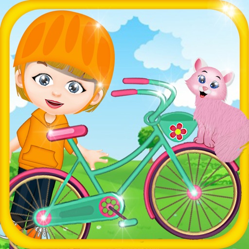 Ride Elsa's Bike - Kids School Bicycle Fun Adventure Icon