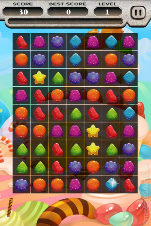 Cookie Gummy Sweet Match 3 Mania Free Game screenshot 2