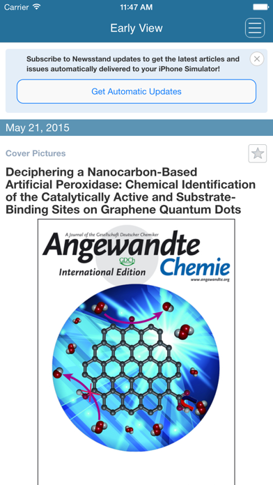 How to cancel & delete Angewandte Chemie International Edition from iphone & ipad 1