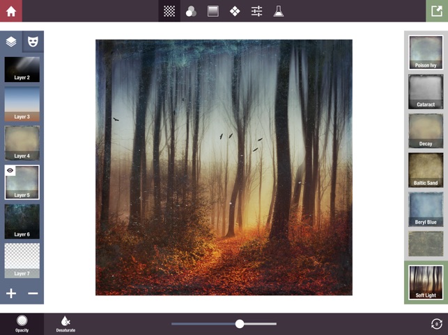 Stackables for iPad - Layered Textures, Effects, and Masks Screenshot