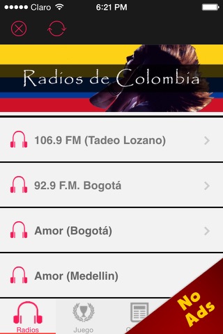 'A Emisoras Colombianas: SIN PUBLICIDAD - Radio Stereo Online en FM y AM para escuchar en Colombia en vivo! screenshot 2