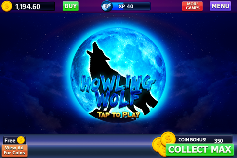 Howling Wolf: Spirit of the Moon Vegas Slots screenshot 4