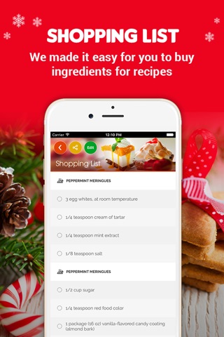 Christmas Cookie Recipes Pro ~ Most beloved traditional Christmas cookie recipes screenshot 3