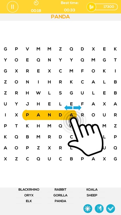 Mystery Word - search the words!