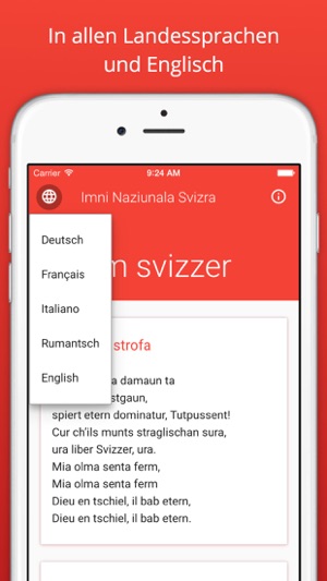 Nationalhymne Schweiz - Schweizer Psalm(圖3)-速報App