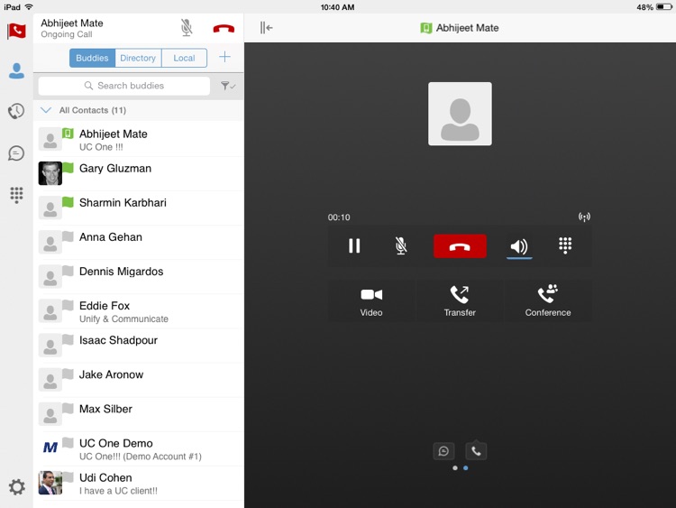 MetTel UC One for iPad screenshot-4