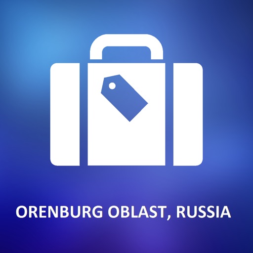 Orenburg Oblast, Russia Offline Vector Map icon