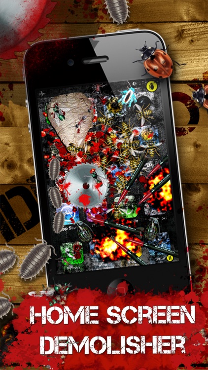 iDestroy Reloaded: Avoid pest invasion, Epic bug shooter game with crazy war weapons