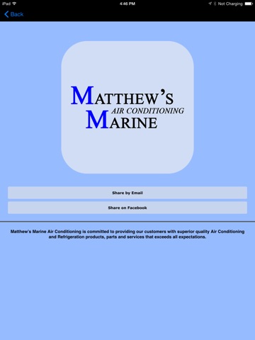 Matthew's Marine Air Conditioning HD screenshot 3