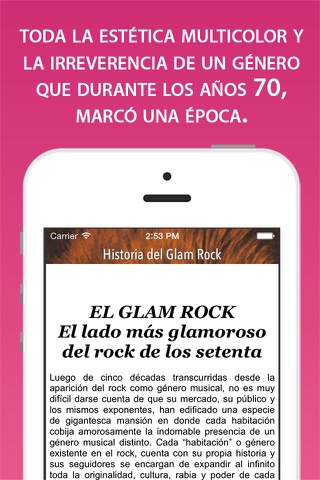 Historia del Glam Rock screenshot 2