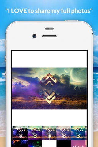 Insta Fit Size FX - Full Sized Image Post to Instagram with Effects and Filters screenshot 3