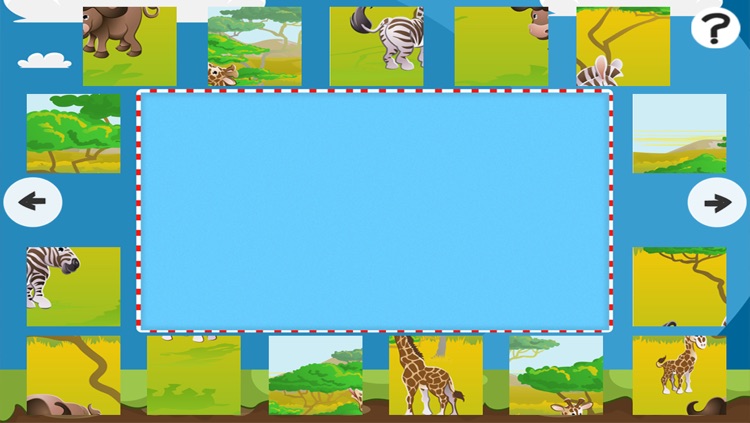 A Safari Jigsaw Puzzle for Pre-School Children with Animals of the Savanna screenshot-3