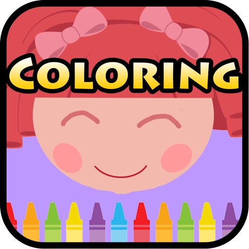 Kids Paint Coloring Game For Lalaloopsy Edition Icon