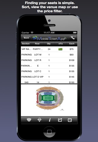 Mobile Ticket App - Sports screenshot 3