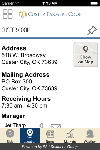 Custer Farmers Coop screenshot 3