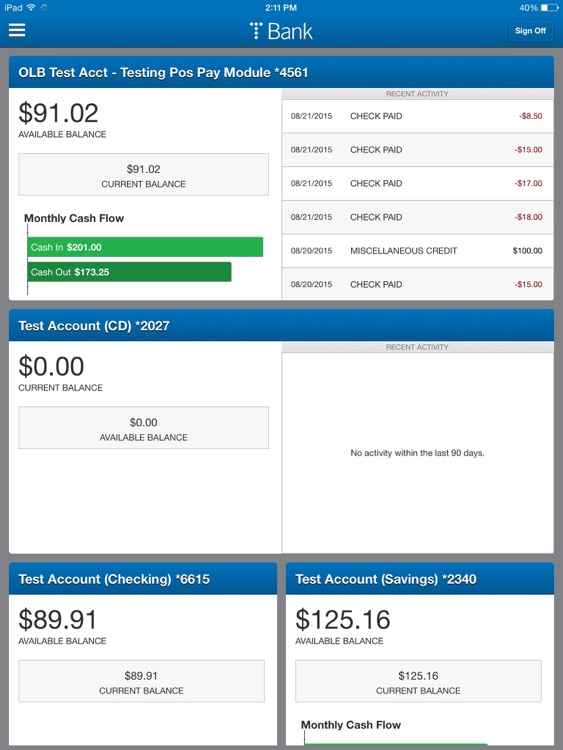T Bank BeB for iPad