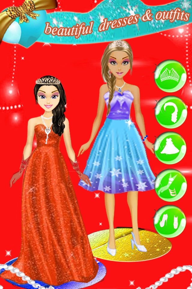 Princess Prince Wedding Salon, beauty fashion girls kids games screenshot 4