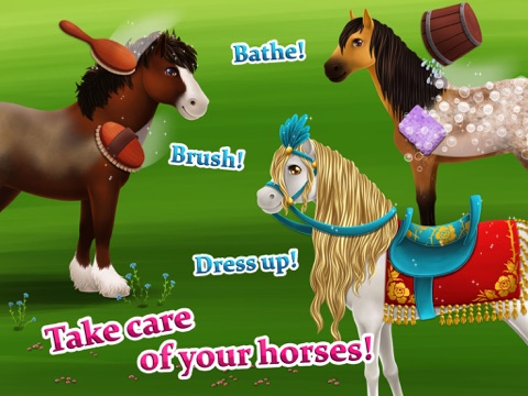 Princess Horse Club - Royal Pony Spa, Makeover and Carriage Decoration для iPad