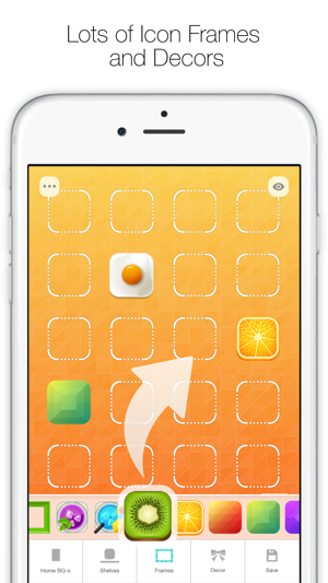 Icon Skins Builder Free カスタムホーム スクリーンバックグラウンド 壁紙の作成 をapp Storeで